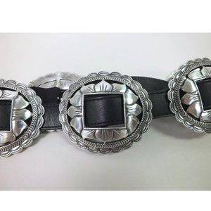 Black Concho Belt
